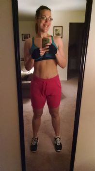 Me on a GOOD workout day. 