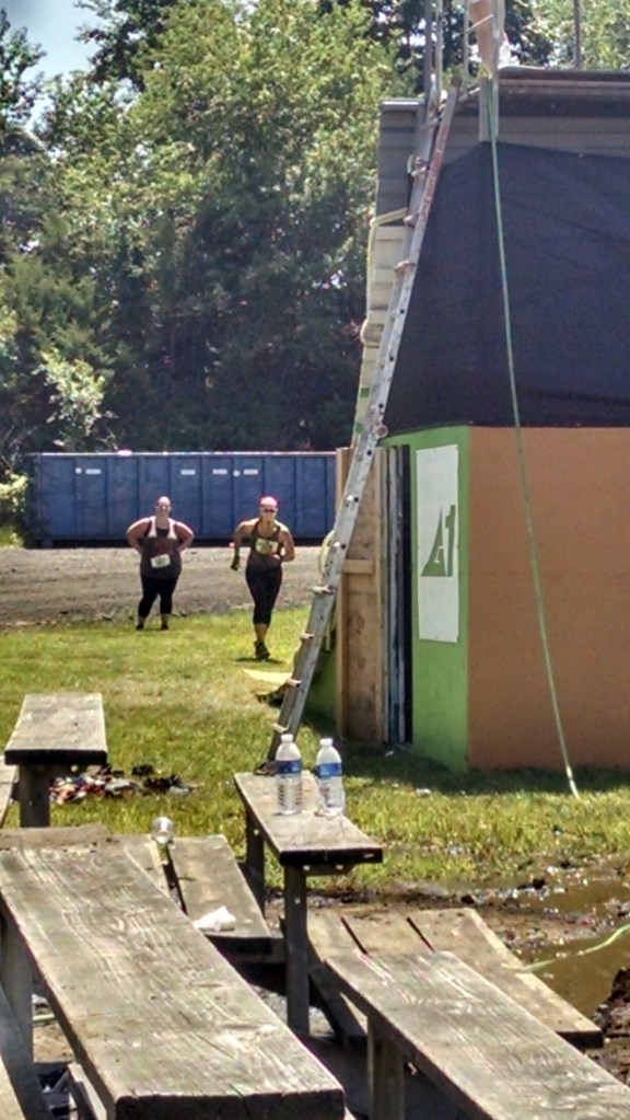 It took me two tries to reach the rope!