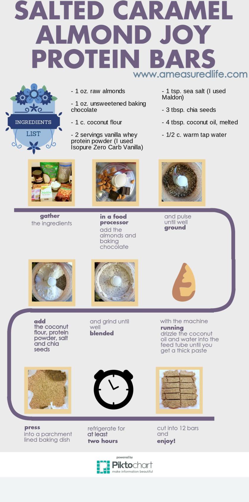 Salted Almond Joy Protein Bars