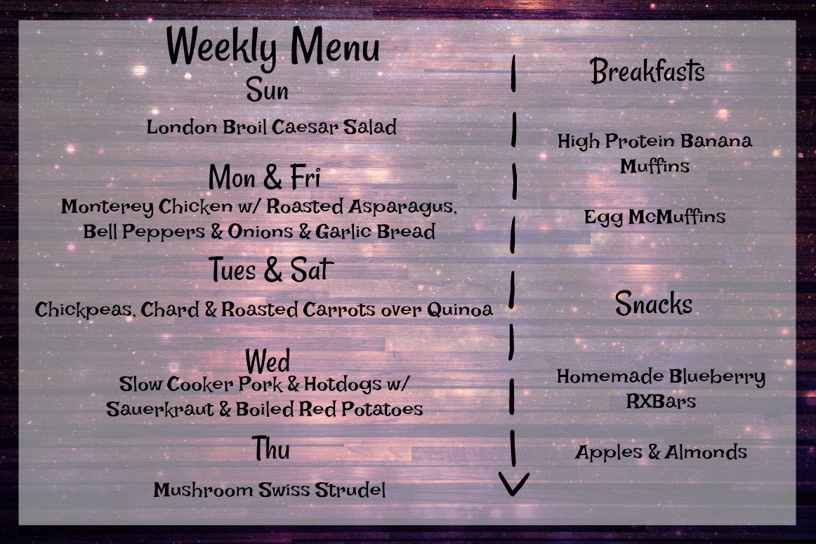 Weekly Menu: March 4 – 10,&nbsp;2018